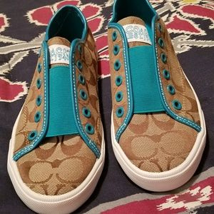 NWOT Coach Signature Slip-on Sneakers